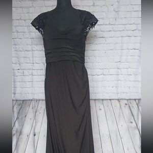 Azazie – Donalda  NWT – Size 12 – Black – Mother of the Bride Dress